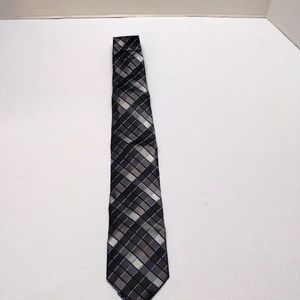 Croft & Barrow Gray Slate Blue Black Men's Tie NT#40